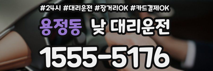 용정동 낮 대리운전