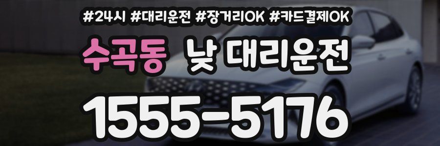 수곡동 낮 대리운전