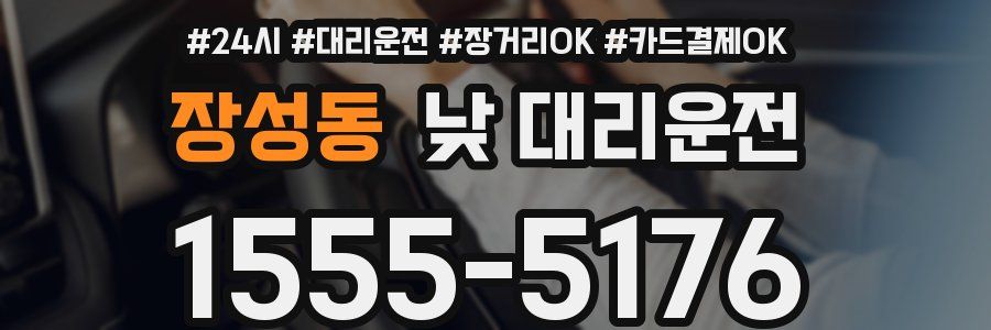 장성동 낮 대리운전