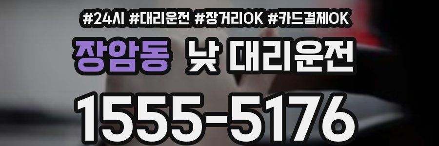 장암동 낮 대리운전
