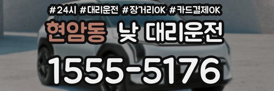 현암동 낮 대리운전