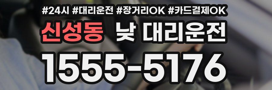 신성동 낮 대리운전