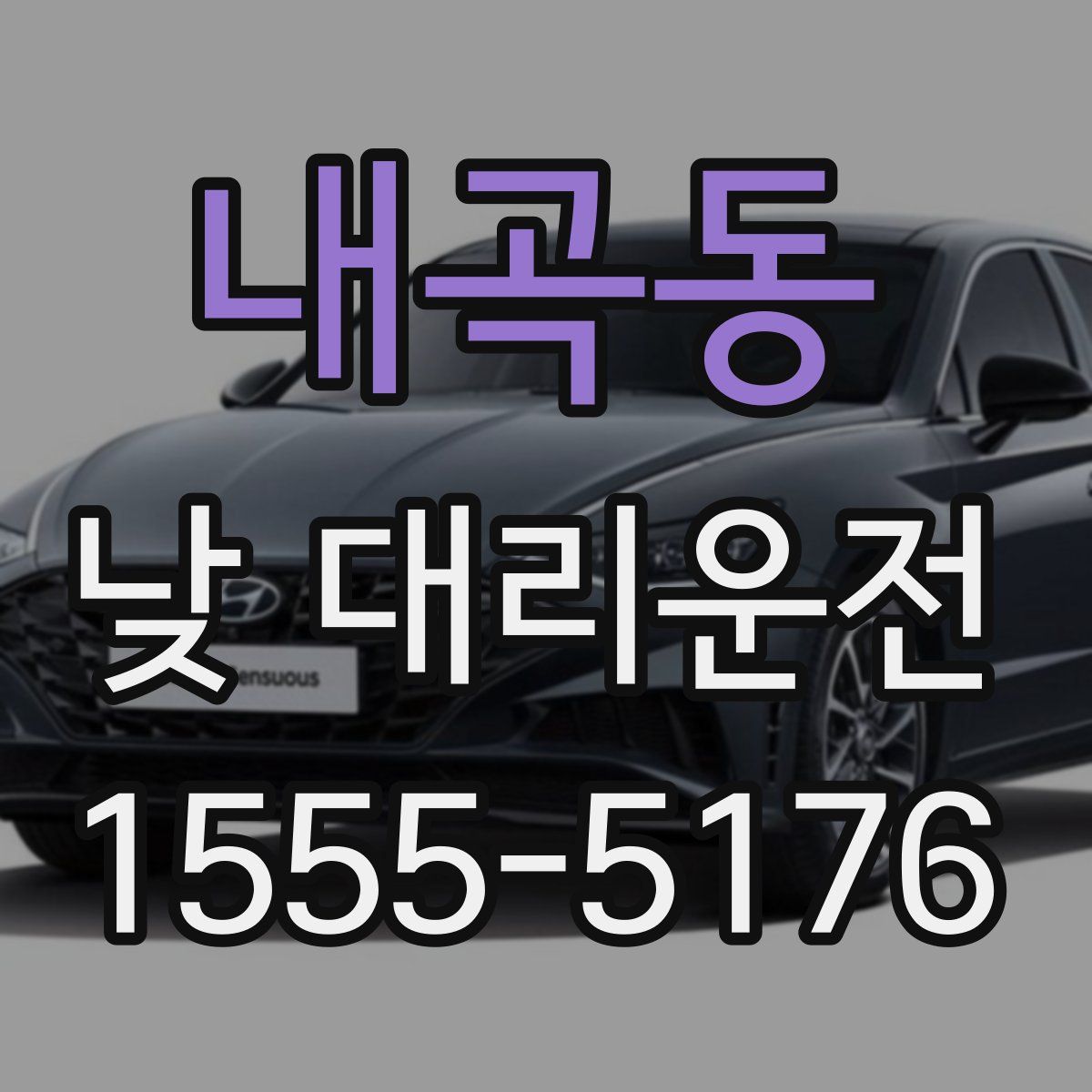 내곡동 낮 대리운전