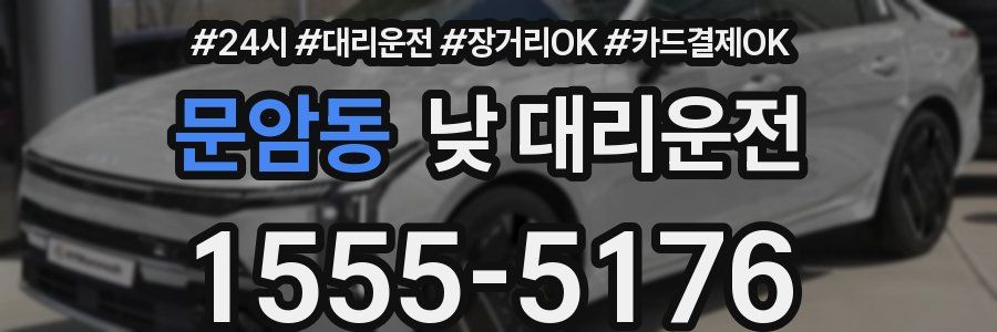 문암동 낮 대리운전