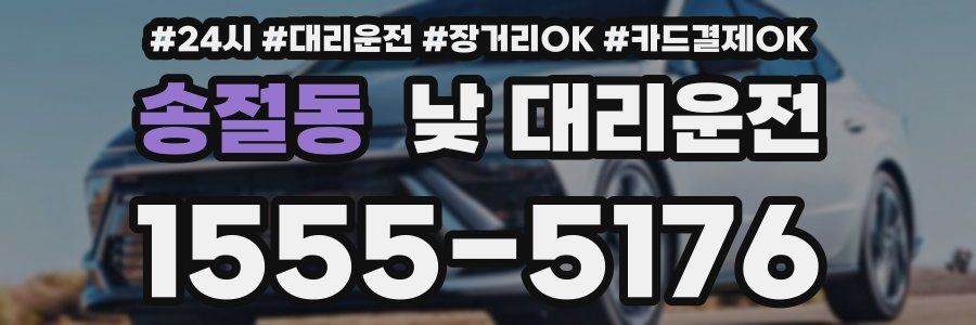 송절동 낮 대리운전