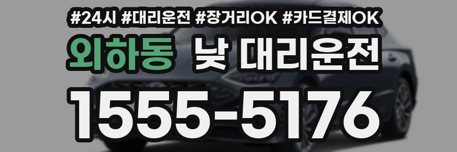 외하동 낮 대리운전