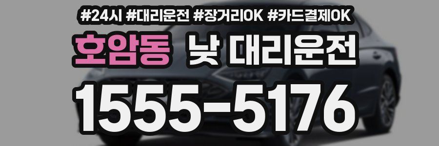 호암동 낮 대리운전