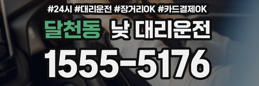 달천동 낮 대리운전