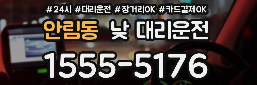 안림동 낮 대리운전