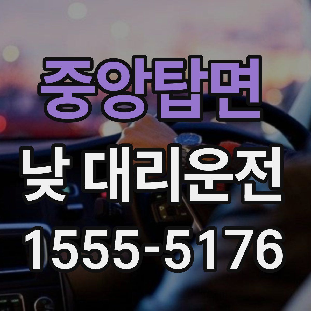 중앙탑면 낮 대리운전