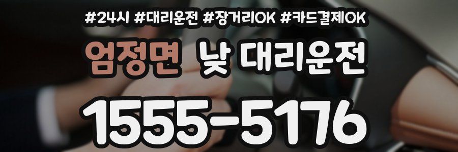 엄정면 낮 대리운전