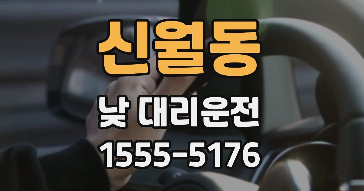 신월동 낮 대리운전