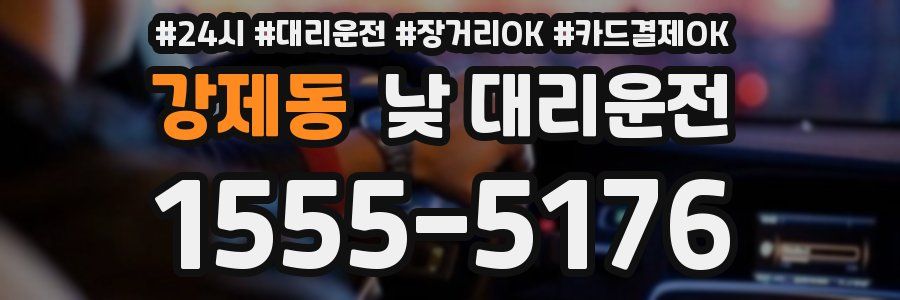 강제동 낮 대리운전