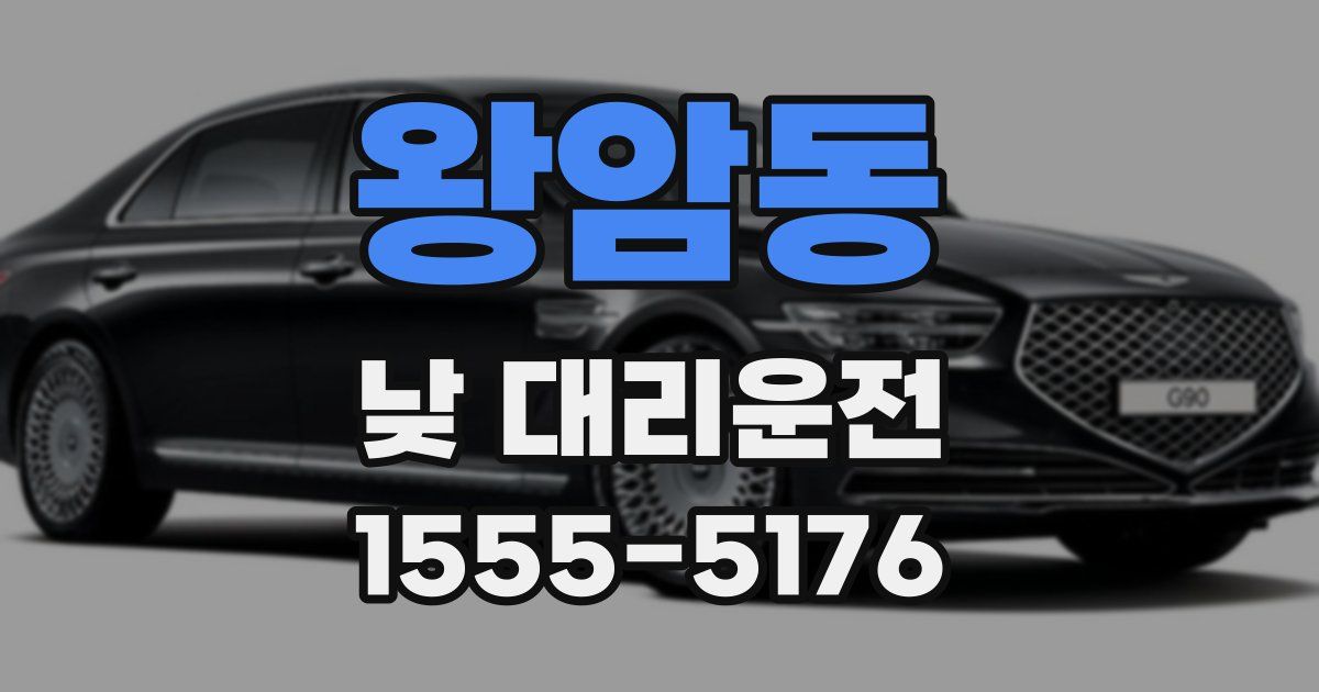 왕암동 낮 대리운전