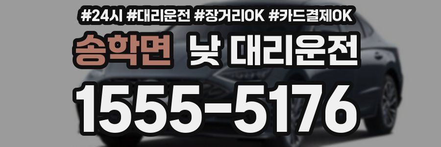 송학면 낮 대리운전