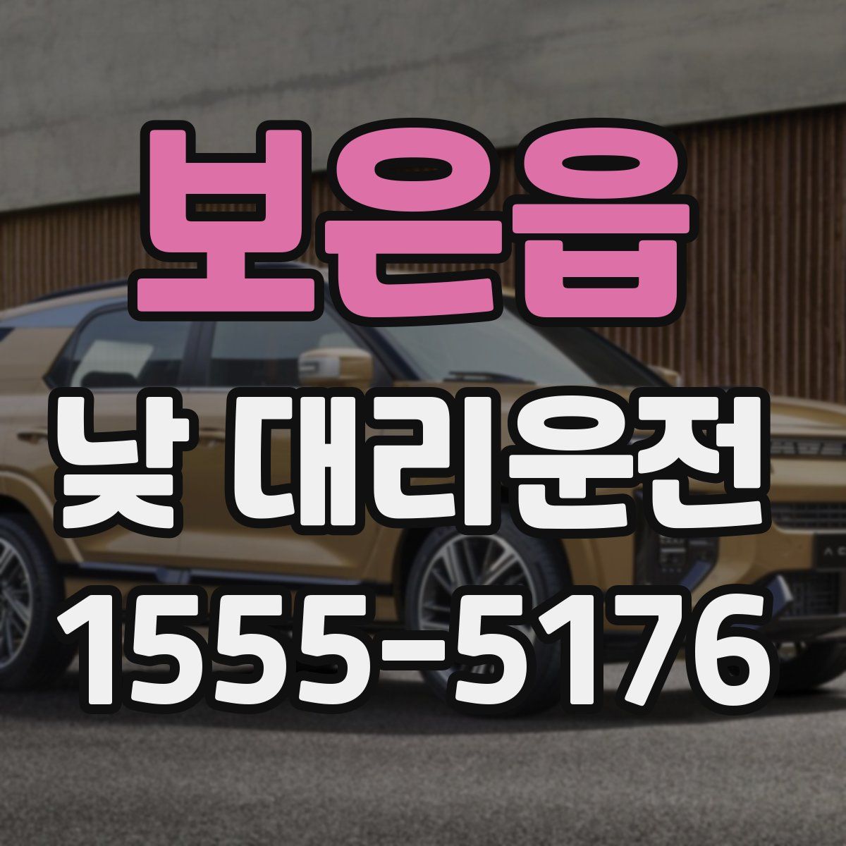 보은읍 낮 대리운전