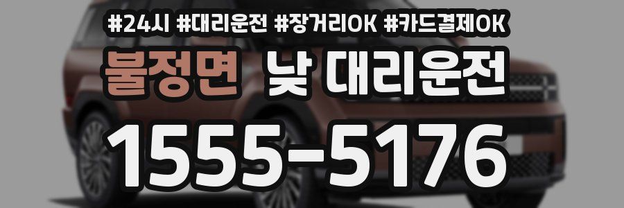 불정면 낮 대리운전