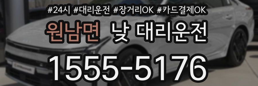 원남면 낮 대리운전