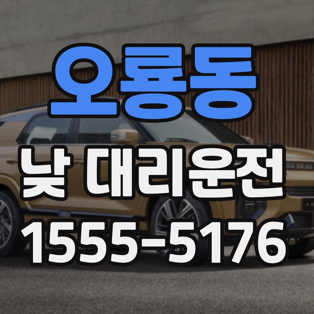 오룡동 낮 대리운전