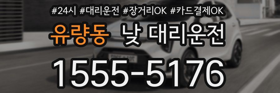 유량동 낮 대리운전