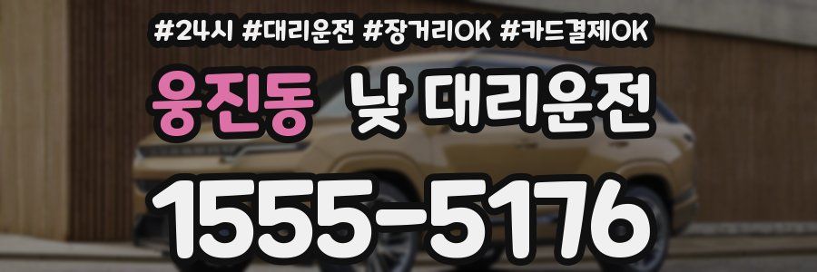 웅진동 낮 대리운전