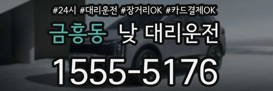 금흥동 낮 대리운전