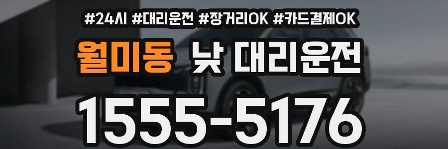 월미동 낮 대리운전