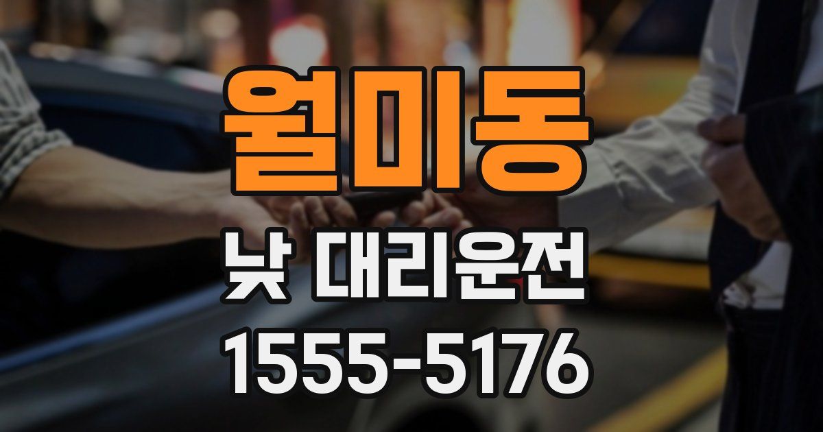 월미동 낮 대리운전