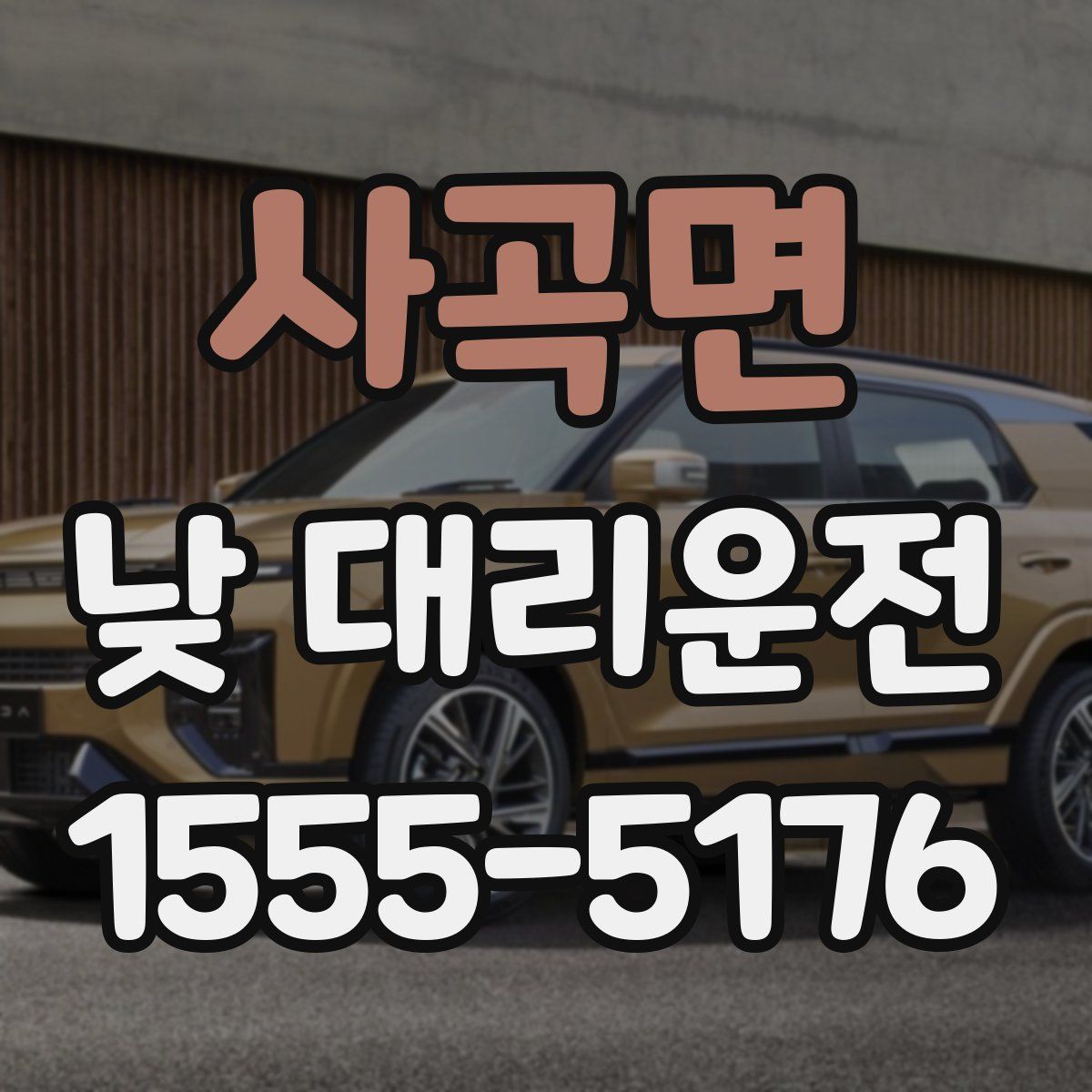 사곡면 낮 대리운전