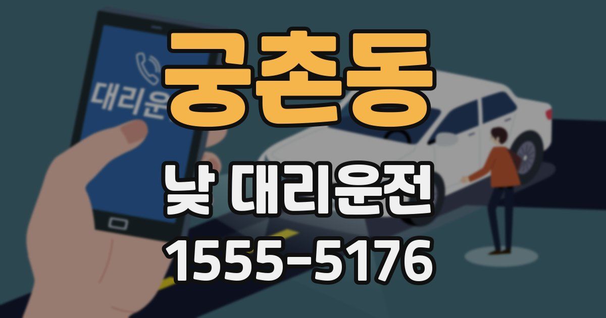 궁촌동 낮 대리운전
