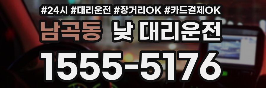 남곡동 낮 대리운전