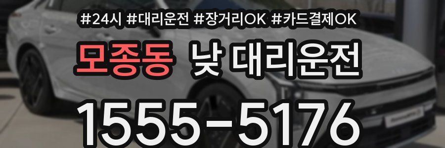 모종동 낮 대리운전