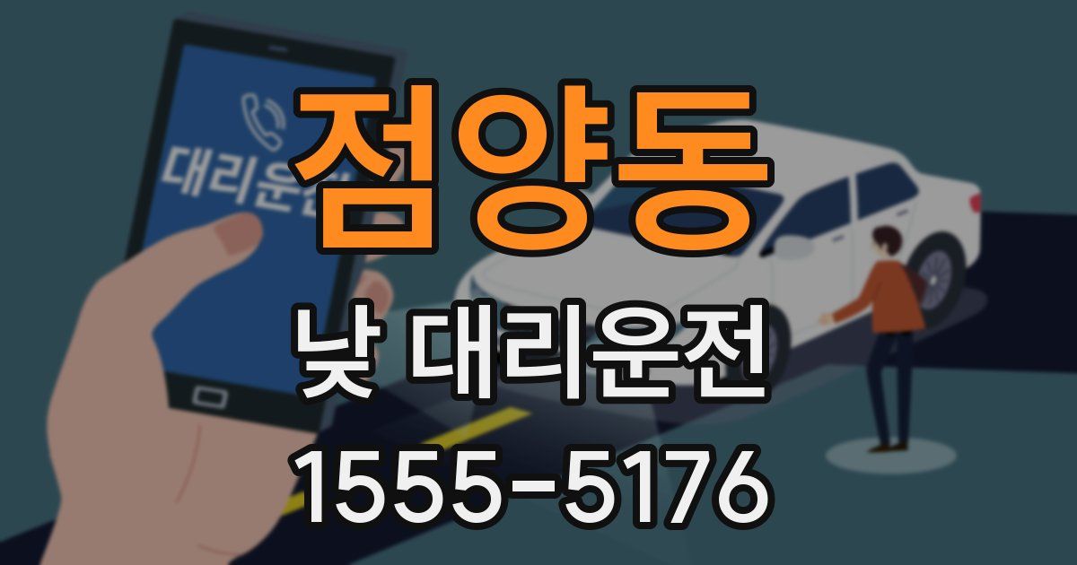 점양동 낮 대리운전
