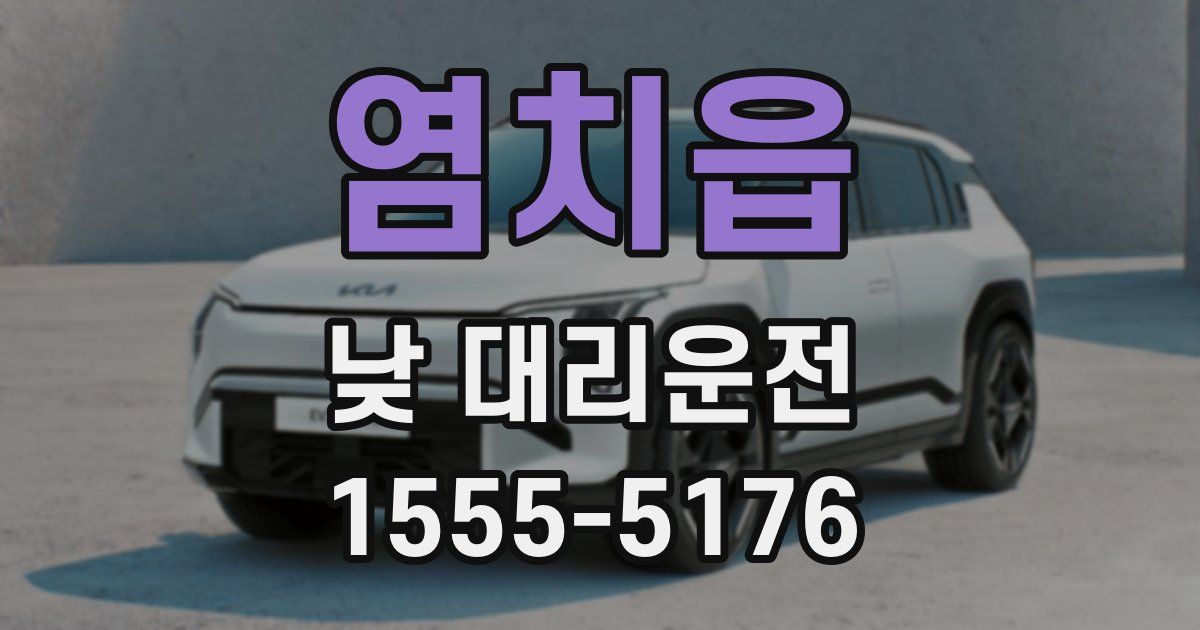 염치읍 낮 대리운전