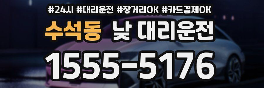 수석동 낮 대리운전