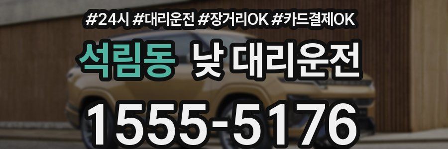 석림동 낮 대리운전