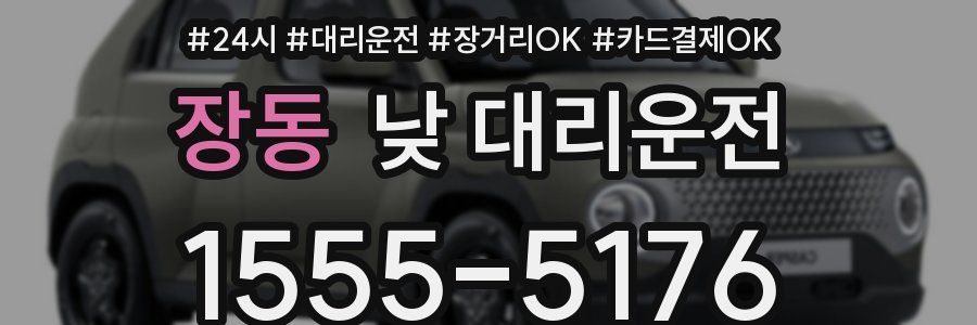 장동 낮 대리운전
