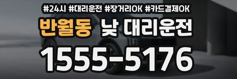 반월동 낮 대리운전