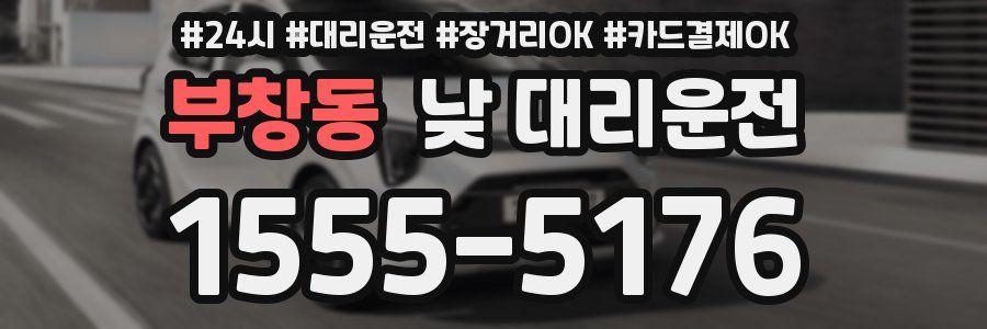 부창동 낮 대리운전