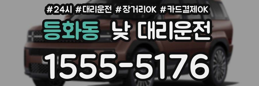 등화동 낮 대리운전