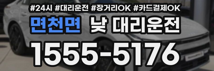 면천면 낮 대리운전