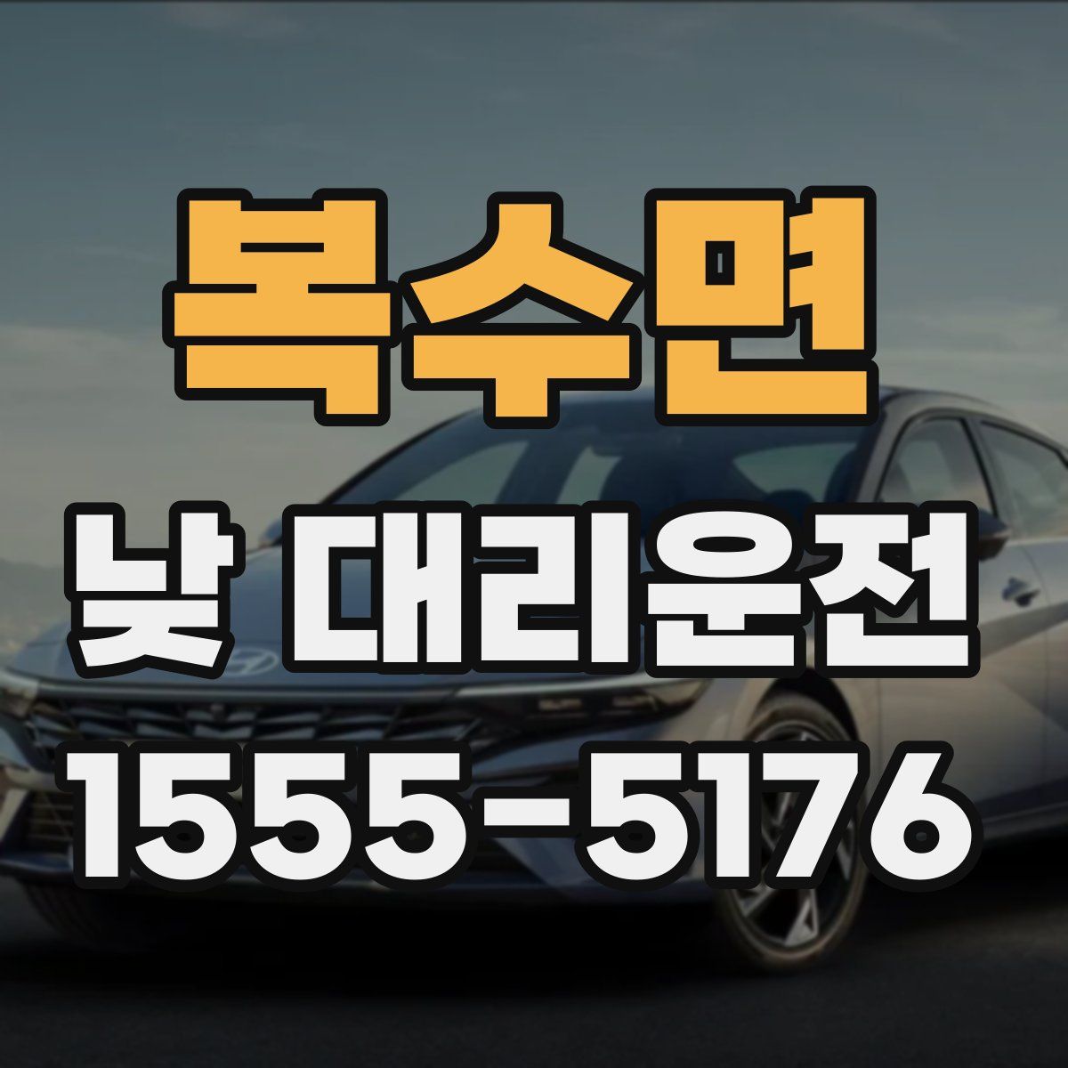 복수면 낮 대리운전
