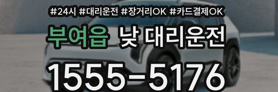 부여읍 낮 대리운전