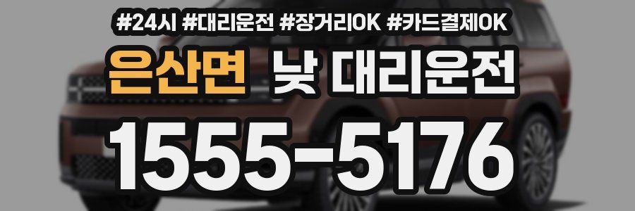 은산면 낮 대리운전