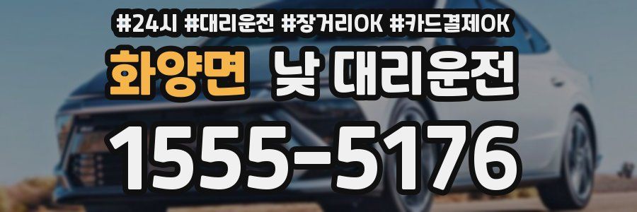 화양면 낮 대리운전