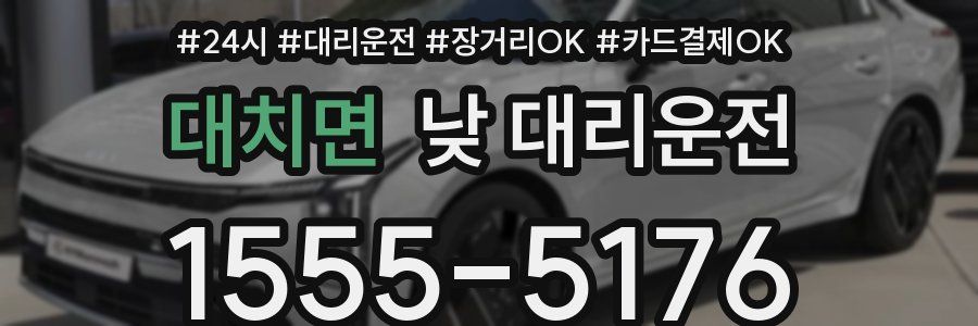 대치면 낮 대리운전