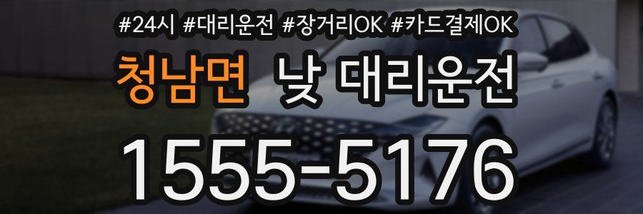 청남면 낮 대리운전
