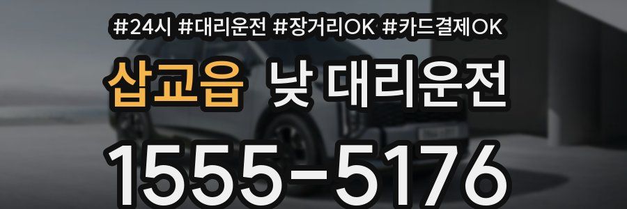 삽교읍 낮 대리운전