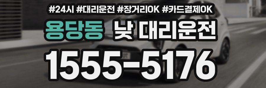 용당동 낮 대리운전