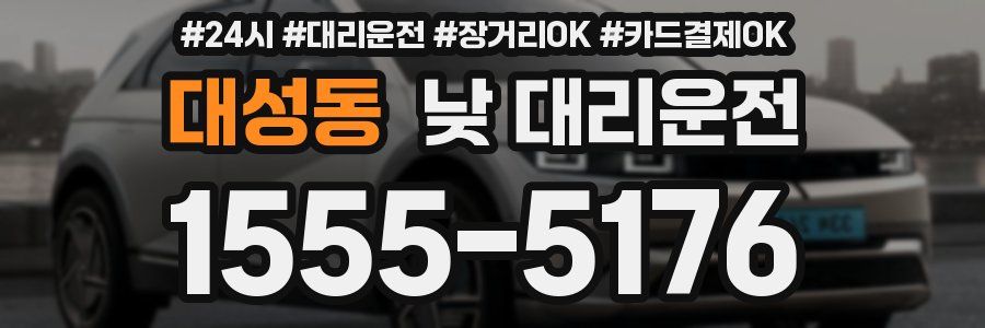 대성동 낮 대리운전